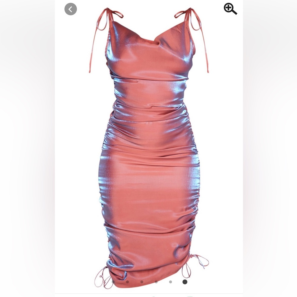 Pretty Little Thing Metallic Dress - NWOT